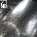 Bobina de zinc Z100 0.35 mm de acero galvanizado con buceo en caliente Rollo de metal DX51D